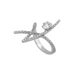 Stefan Hafner Cosmos 18k White Gold Diamond Ring // Ring Size: 6.25