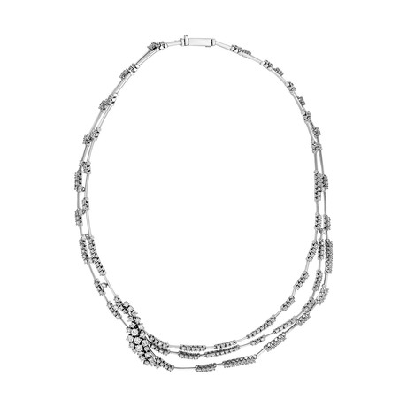Stefan Hafner 18k White Gold Diamond Necklace VI