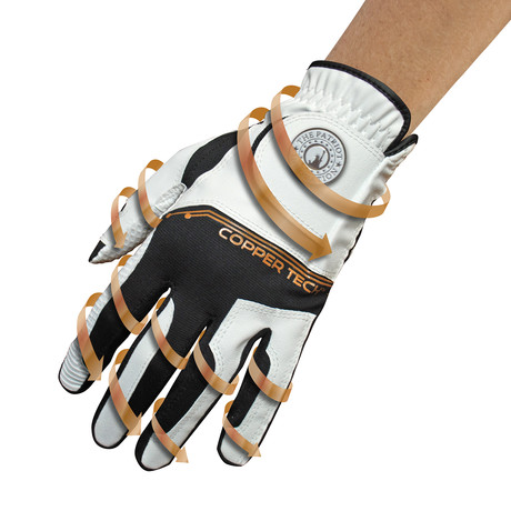 Copper Tech Spider Tacky Grip // Mens // Left Hand // Bundle of 3 (One Size Fits Most)