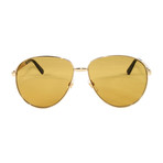 GG0138S Sunglasses // Gold