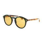 Gucci Unisex Sunglasses // GG0124S // Green Havana + Yellow