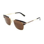 Unisex GG0287S Sunglasses // Havana + Gold