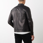 Marlon Lamb Leather Jacket // Black (Euro: 48)