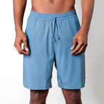 Warrior II Shorts // Ocean Blue (L)
