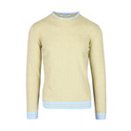 Kit Sweater // Tan + Sky Blue (Euro: 54)