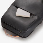 189 Minu Microfiber Backpack // Black