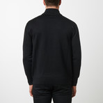 Paolo Lercara Cable Sweater// Black (4XL)