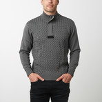 Paolo Lercara Cable Sweater // Charcoal (L)
