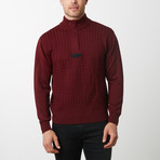 Paolo Lercara Cable Sweater // Wine (L)