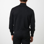 Paolo Lercara Half-Zip Sweater // Black (2XL)