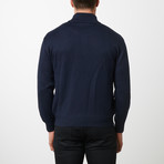 Paolo Lercara Half-Zip Sweater // Navy (S)