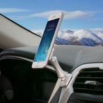 MagicMount™ Double Pivot Adhesive Mount // Silver