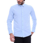 Duncan Button Down Shirt // Light Blue (L)