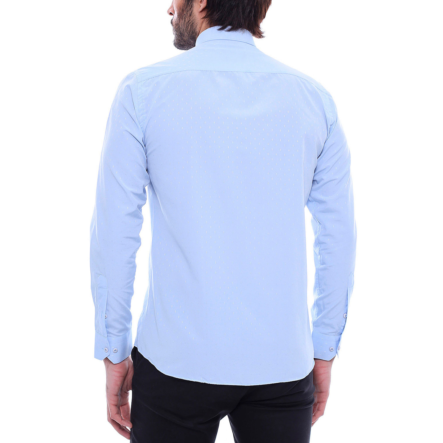Duncan Button Down Shirt // Light Blue (XL) - Wessi - Touch of Modern