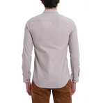Drew Slim-Fit Shirt // Beige (S)