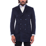 Frank Slim Fit Coat // Navy (Euro: 44)