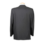 Men's Suit // Charcoal + Black (Euro: 38)