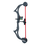 AccuBow // Archery Training Device + Phone Mount (Black + Red)