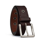 Leather Belt // Brown (32" Waist)