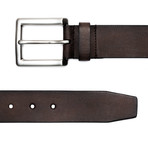 Vintage Genuine Leather Belt // Brown (32" Waist)
