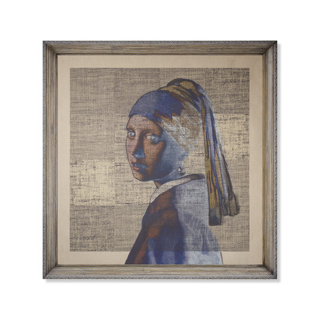 Vermeer Edit Linen Print