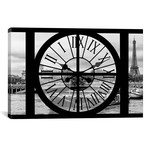 Giant Clock Window - View Of The Seine // Philippe Hugonnard (18"W x 26"H x 0.75"D)