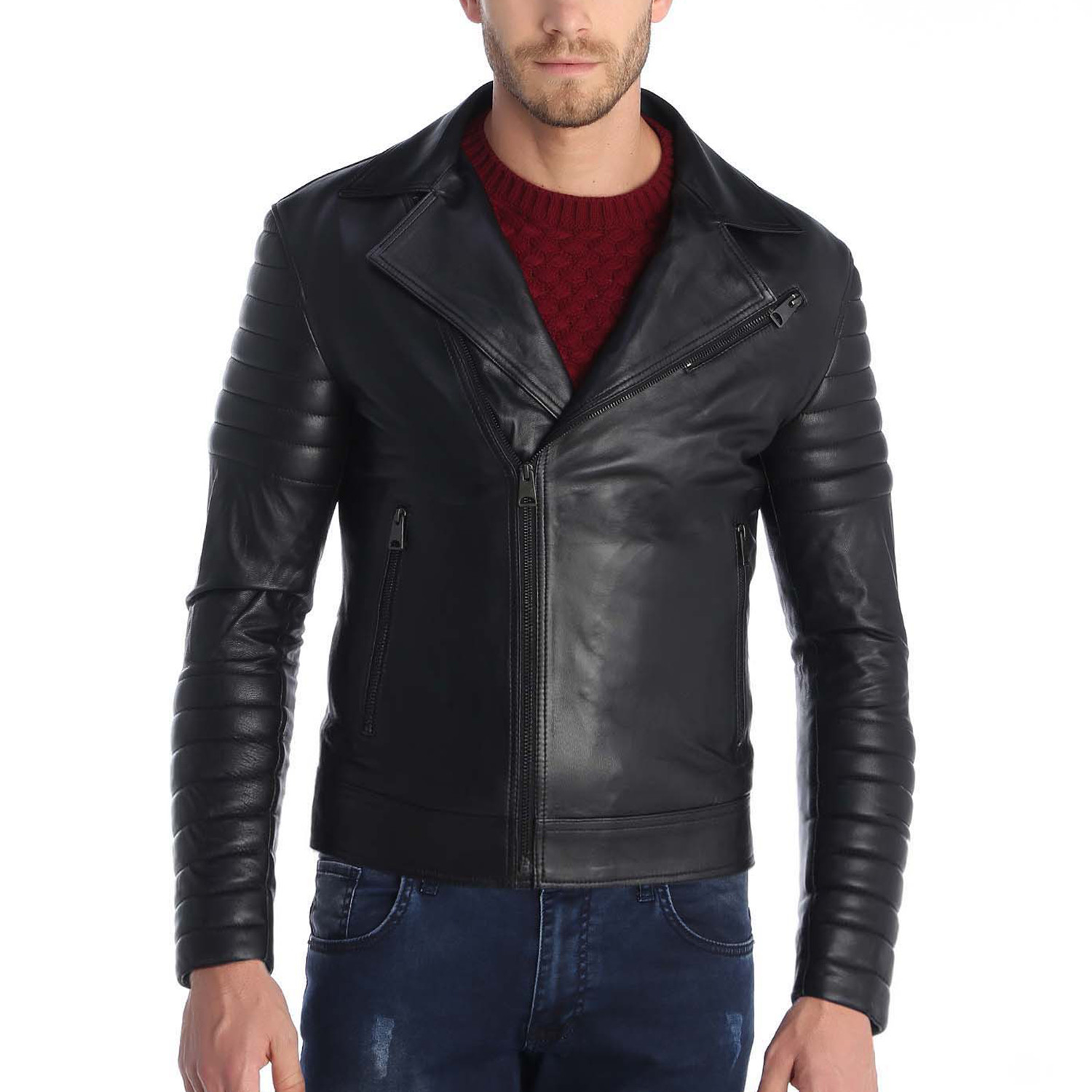 Cyril Leather Jacket // Black (S) - Giorgio di Mare - Touch of Modern