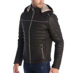 Amado Leather Jacket // Brown (S)