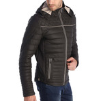 Amado Leather Jacket // Brown (S)