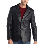 Walter Leather Jacket // Black (XL)