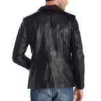 Walter Leather Jacket // Black (L)