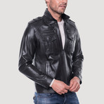 Jack Leather Jacket // Black (L)
