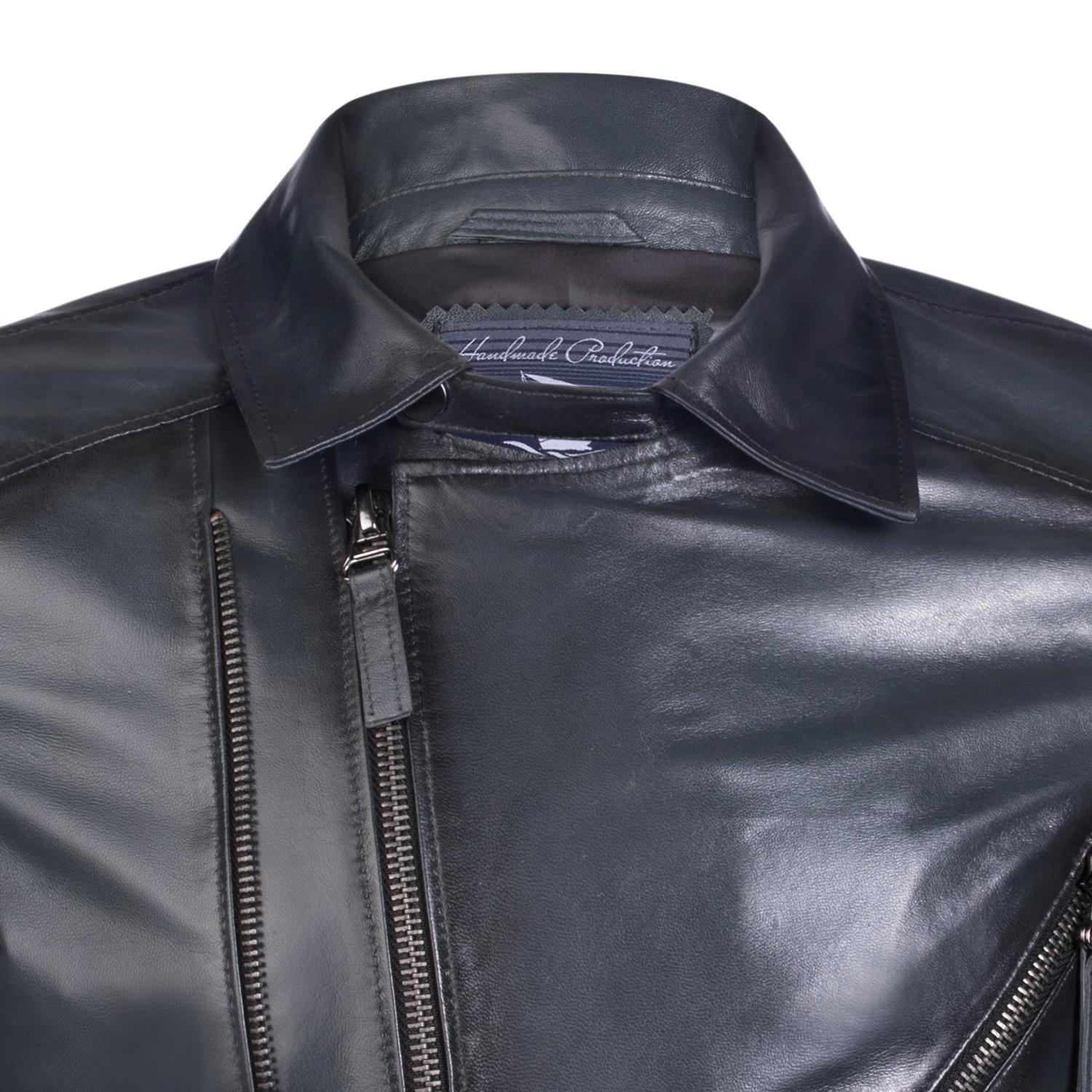 Peter Leather Jacket // Navy (S) - Giorgio di Mare - Touch of Modern