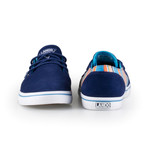 Sticky // Navy + Strips Pattern (Euro: 39)