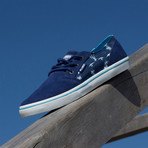 Sticky // Navy + Palms Pattern (Euro: 39)