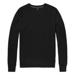 Rowe Pique Sweater // Black (L)
