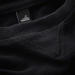 Rowe Pique Sweater // Black (M)