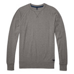 Rowe Pique Sweater // Mid Marl Grey (L)