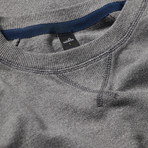 Rowe Pique Sweater // Mid Marl Grey (M)