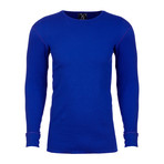 Long Sleeve Thermal Crew Neck // Royal Blue (S)