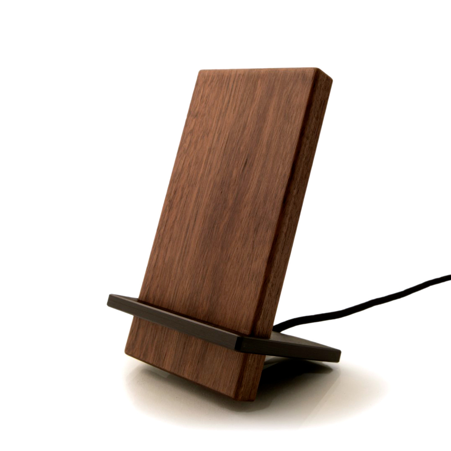 Black + Walnut Charging Stand - EXOvault - Touch of Modern