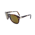Persol 714 Iconic Folding Sunglasses // Havana + Brown Polarized (52mm)