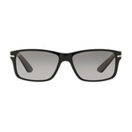 Persol 3154S Sunglasses // Matte Black + Polarized G-15