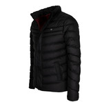 Puff Zipper Winter Coat // Black (S)