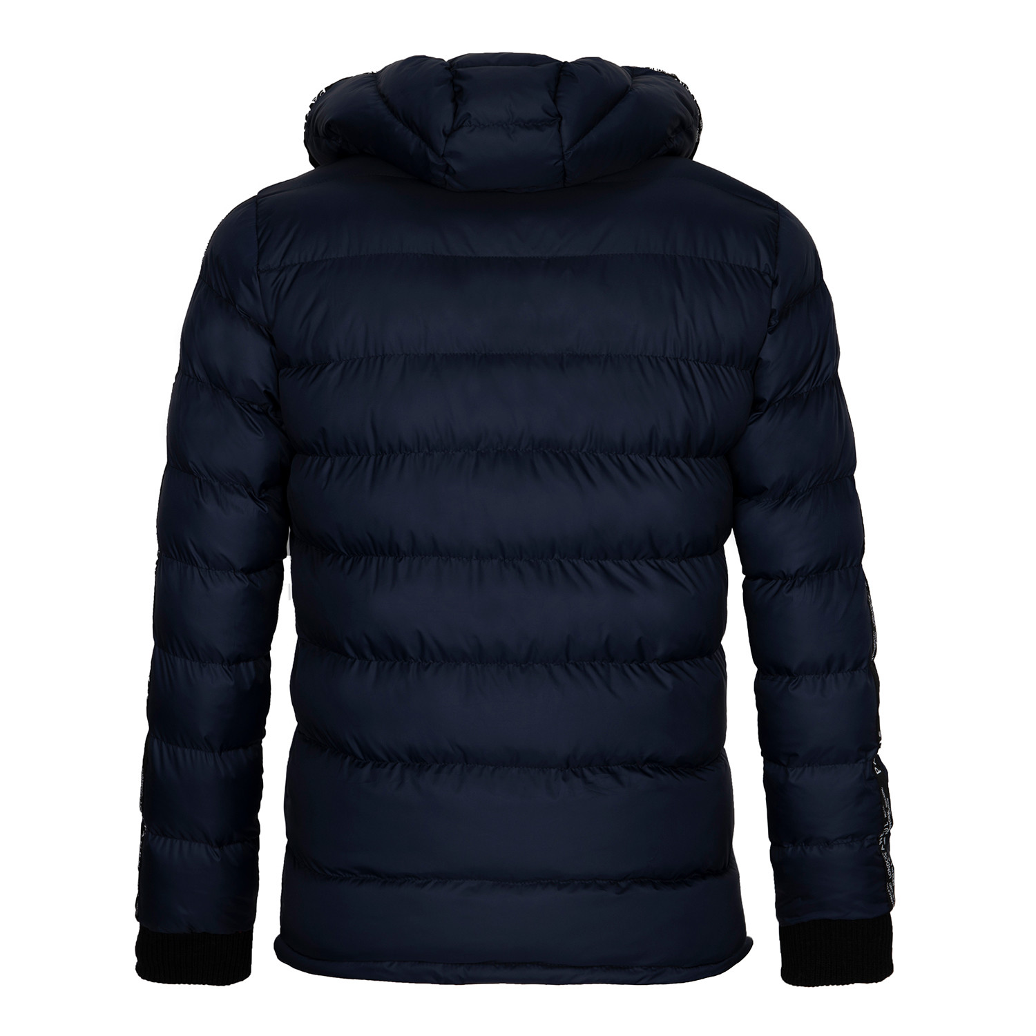 Puff Zipper Winter Coat with Hood // Navy (M) - Paul Parker // Burak ...