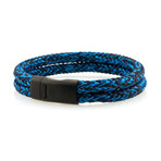 Commodore Trident Black // 6mm Double Rope // Ocean + Navy (M)