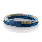 Commodore Anchor Blue // 6mm Double Rope // Ocean + White Sand (2XL)