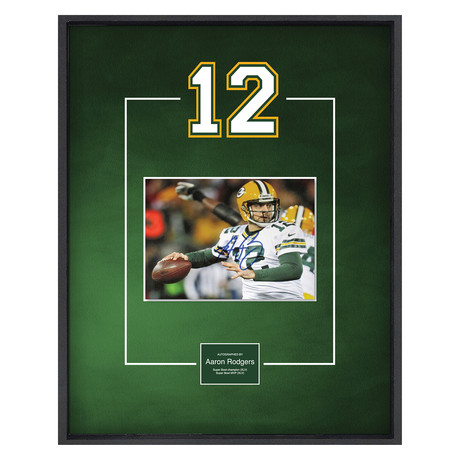 Signed + Framed Artist Series // Aaron Rodgers