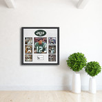 Signed + Framed Collage // "Jets" // Joe Namath