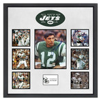 Signed + Framed Collage // "Jets" // Joe Namath